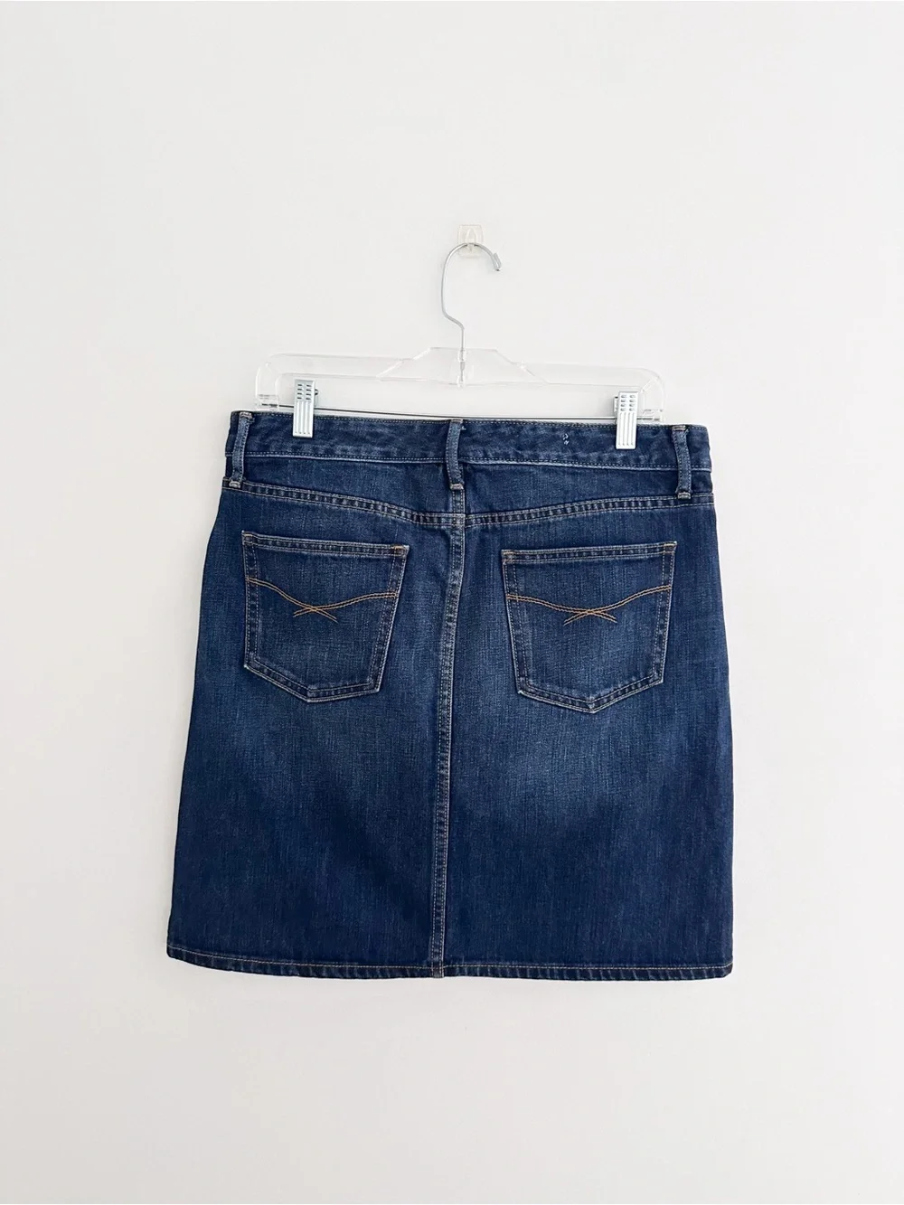 Gap 1969 Jean Mini Skirt Dark Wash Denim 5 Pocket Style Size 10 Y2K Minimalist